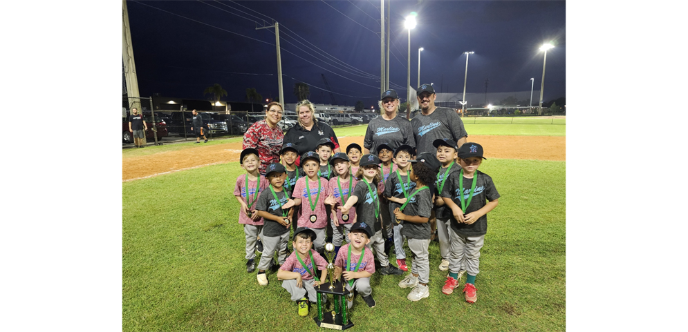 We would like to congratulate the T-ball players for second place in Carter Park T-Ball Tournament good job